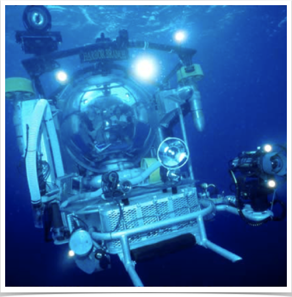 The underwater laboratory is on station and starts collecting samples