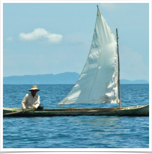 Local panamaian fisherman. 