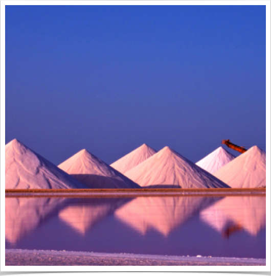 Making salt in paradise - Cargill Salt Company in Bonaire.