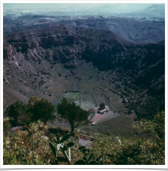 Caldera de Bandama, a volcanic crater 569 m above sea level - contains volcanic ash, and endemic botanic species.