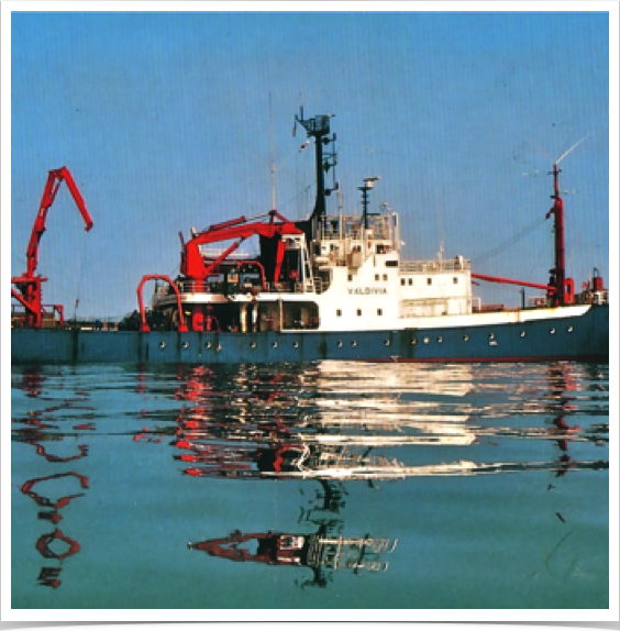 Returning to calm waters near Irish coast.