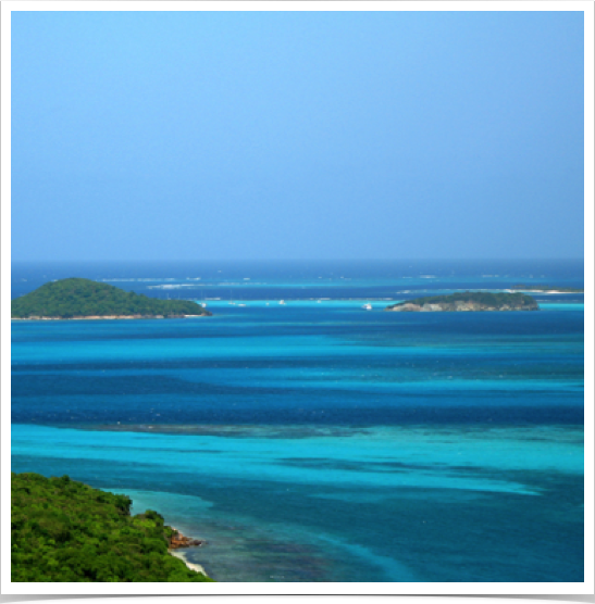 The Tobago Cays - an archipelago located in the Southern Grenadines.