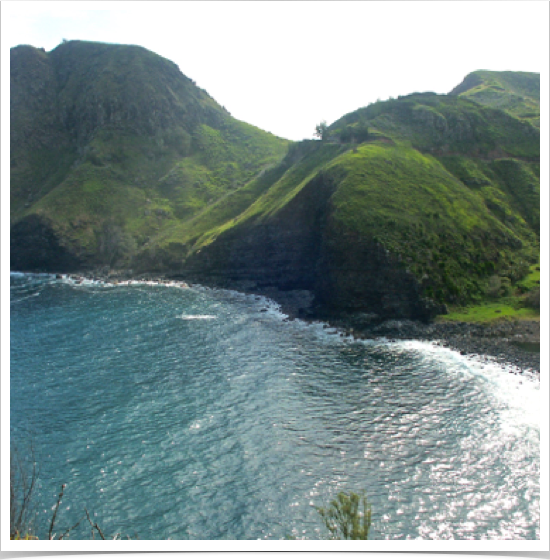 Kahakuloa Head near Waikepa - on the north side of west Maui.