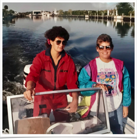 Dr. Alshuth and Research Assistant Jane Lamp depart for ichthyoplankton collection in Indian River Lagoon. 