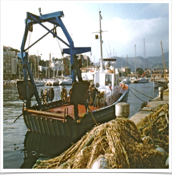 Research vessel NEREIS  in Banyuls-sur-Mer, Mediterranean Sea 