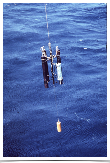  CTD probe - used to collect oceanographic data