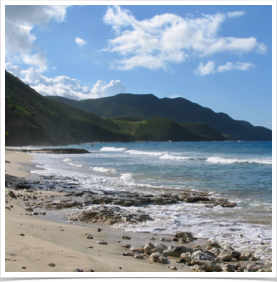 Carambola Beach at Davis Bay, St. Croix.