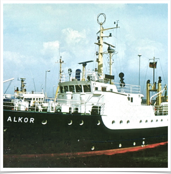 FK ALKOR at the Institute of Marine Sciences at the Baltic Sea in Kiel, Germany