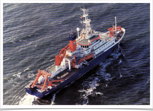 FS METEOR - course Arctic Sea.