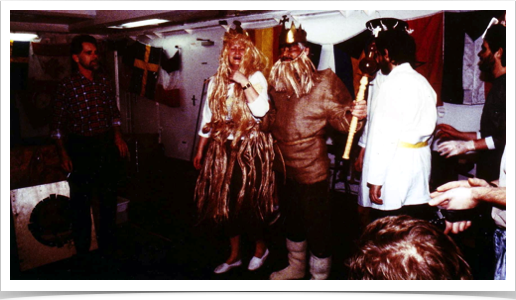 Polar christianing Passing of polar circle