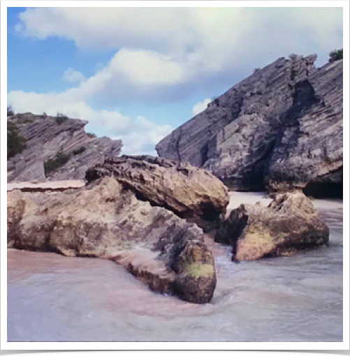 Horseshoe Bay beach - southern shores of Bermuda.