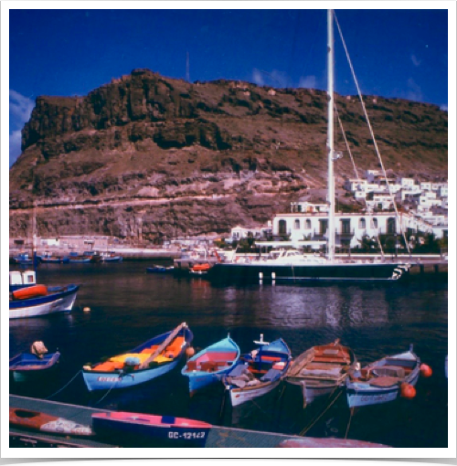Fishing boats at Puerto de Mogan - the southwestern part of Gran Canaria.
Fishing boats at Puerto de Mogan - the southwestern part of Gran Canaria.