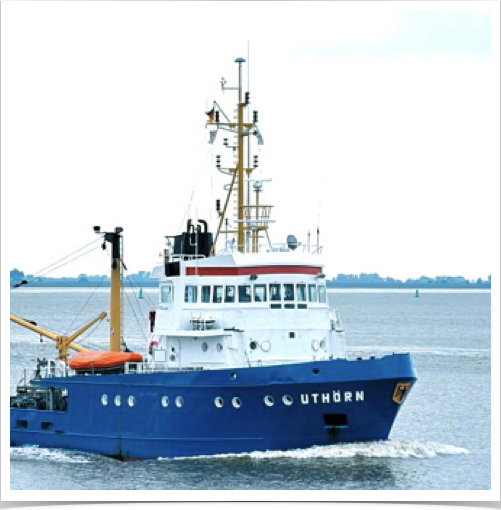 FS UTH&Ouml;RN on
 ichthyoplankton expedition.
 