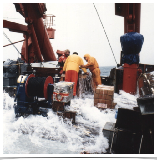 Hauling winds and increasing wave heights - performing seismic explosions. Hauling winds and increasing wave heights - performing seismic explosions.