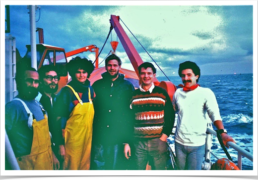 Dr. Alshuth and her oceanographic research team.