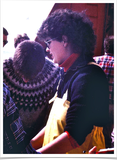 Chief Scientist Dr. Alshuth aboard 
FS VICTOR HENSEN
